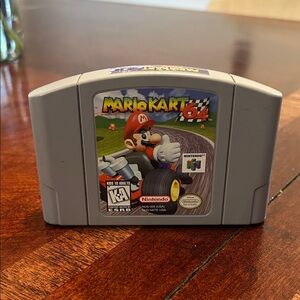 Nintendo Mario Kart 64 Game Cartridge - Gray